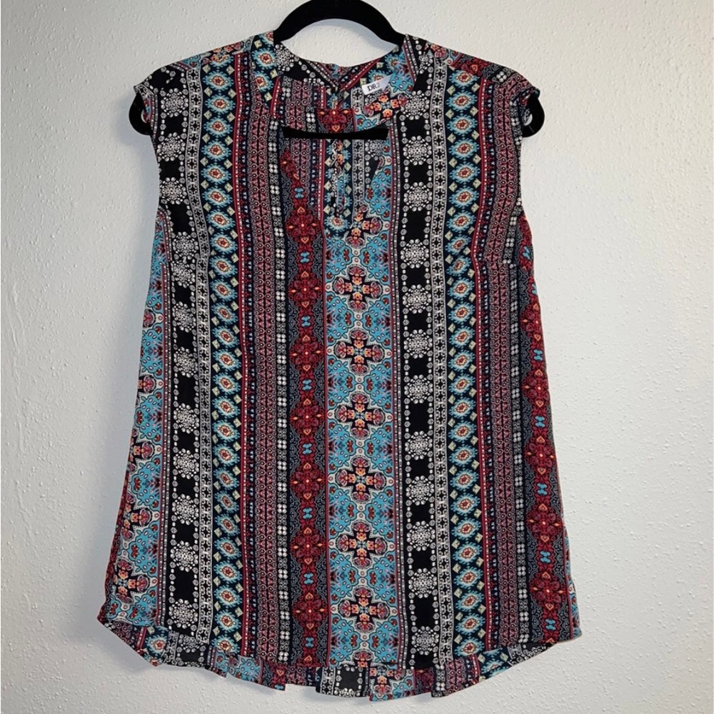 Express XS Multicolored Sleeveless Top